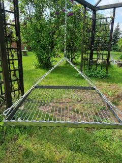 Grilovací rošt 60x60 štvorcový POĽSKO kovaný ručne vyrobený